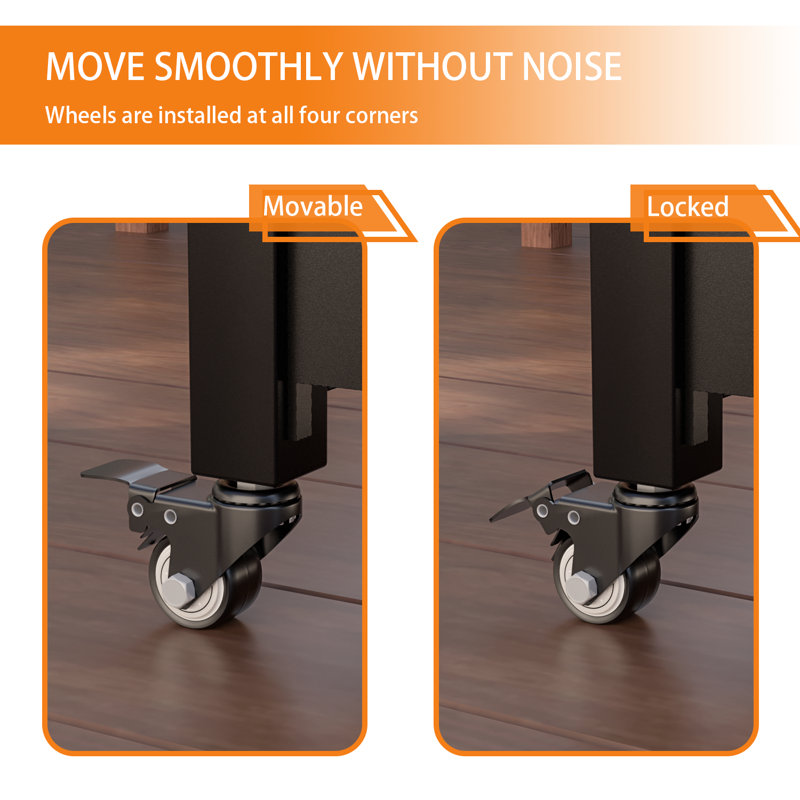 Red Barrel Studio® Cassiday 43" W X 22" D X 27" H Ceramic Tile Desktop